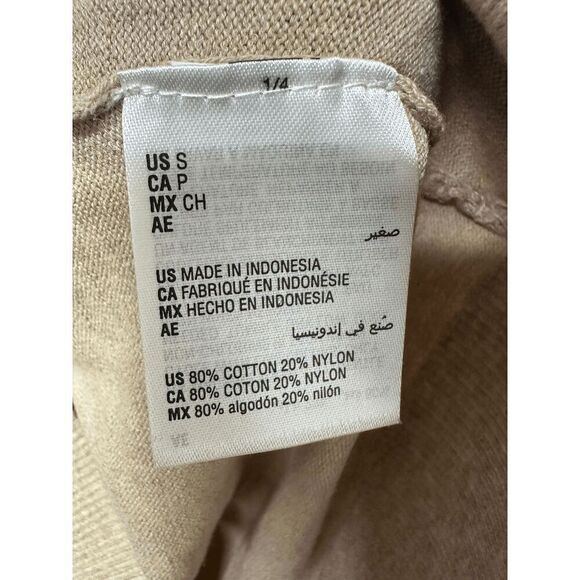 Alfani Men's Solid V-Neck Cotton Sweater - Twill Heather Small - Picture 4 of 5